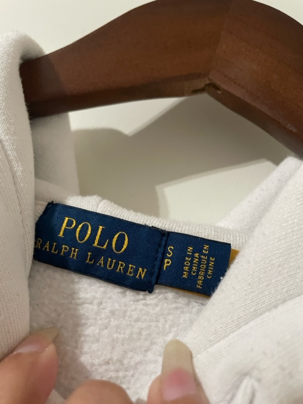 Polo Ralph Lauren Marseille Heart Hoodie White - Size S - Picture 4 of 9